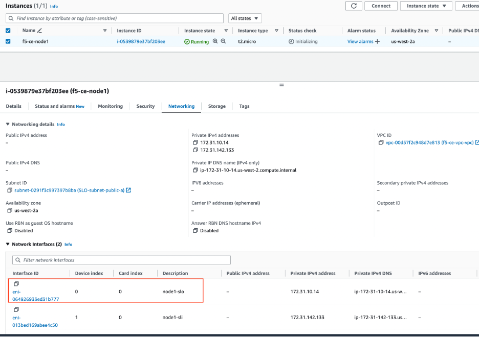 Figure: Associate IP Address to Interface